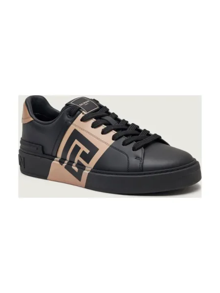Balmain Teniși din piele B-COURT negru