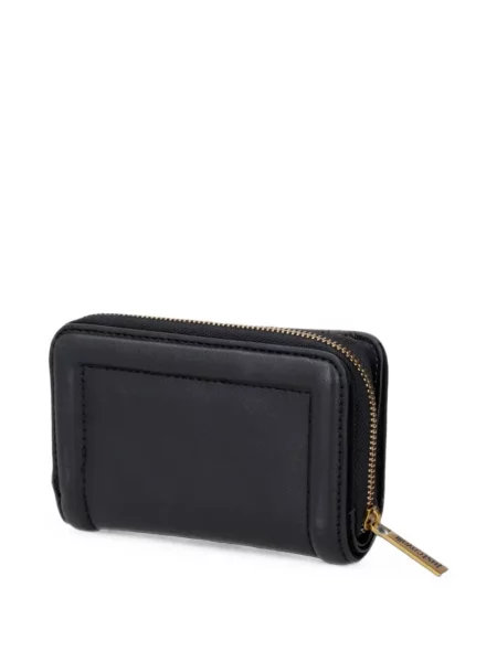 Portofel Just Cavalli cu model piele de șarpe negru