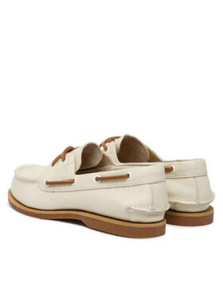 TIMBERLAND Mokasíny CLASSIC prírodná biela