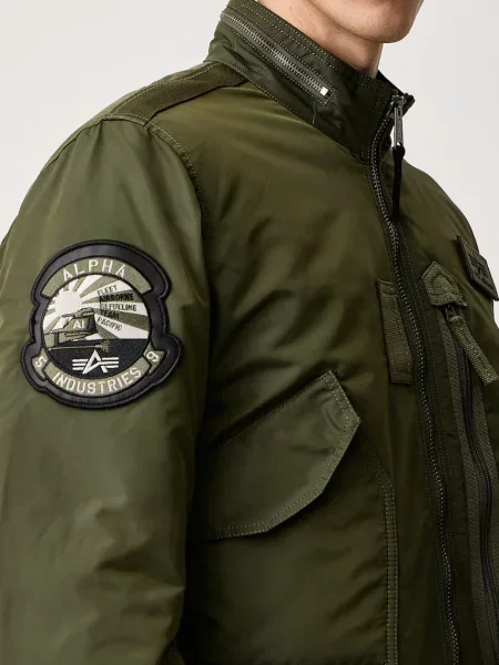 Átmeneti dzseki Alpha Industries zöld