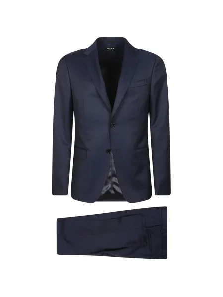Costum Zegna de lână albastru