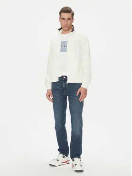 Tommy Jeans Bunda pro přechodné období Essential bílá
