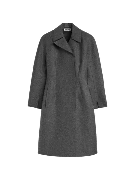 Lung palton Jil Sander gri