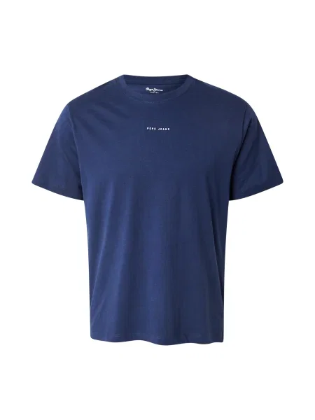 Pepe Jeans Tricou bleumarin / roșu alb