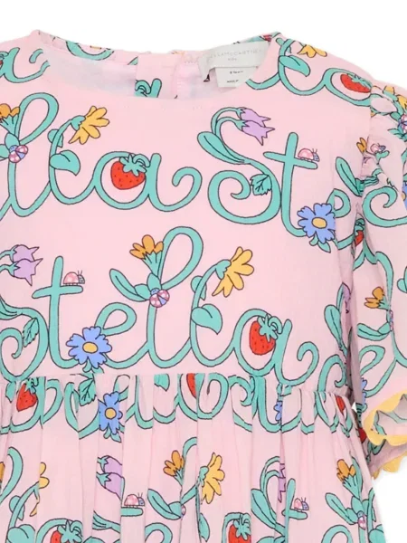 Sukienka dziecięca Stella Mccartney różowa