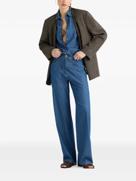 Pantaloni Momoni albastru