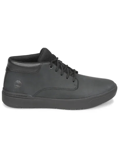 Šnurovacie kožené čižmy Timberland čierna