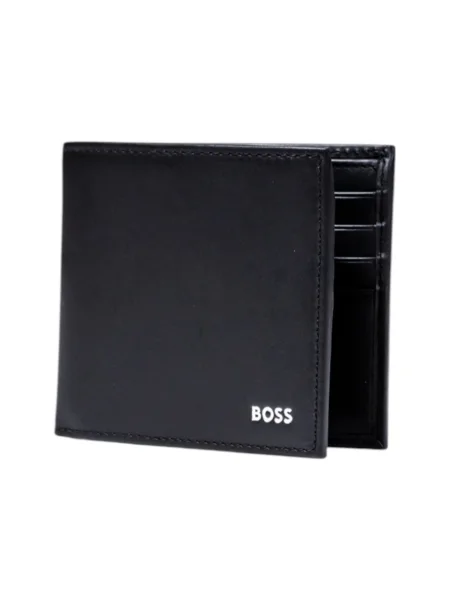 Kožená peňaženka BOSS čierna