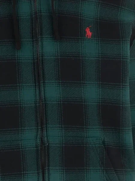Pantaloni de jogging Polo Ralph Lauren cu imagine de catifea cord în carouri verde