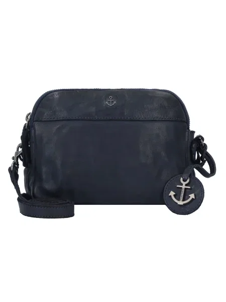 Harbour Geantă de umăr Anchor Love bleumarin