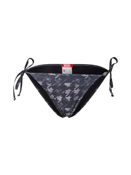 DIESEL Slip costum de baie gri amestecat / denim negru