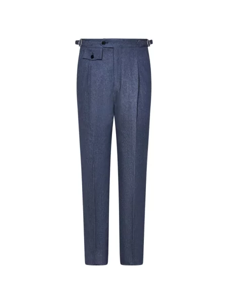 Pantaloni Franzese Collection de lână albastru