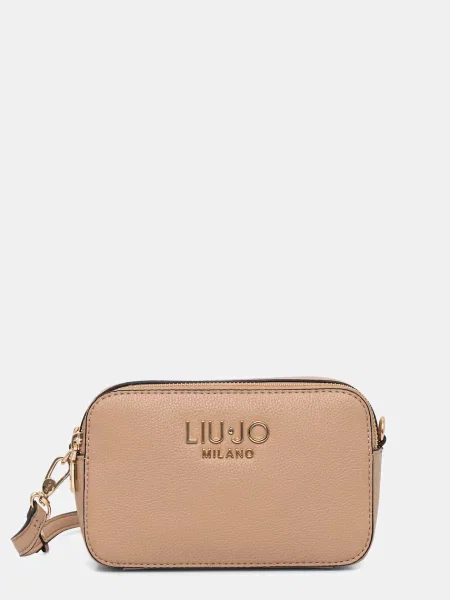 Liu Jo crossbody torbica iz umetnega usnja bež
