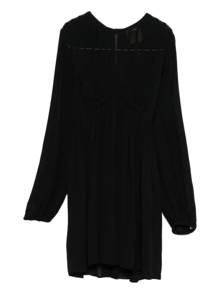 Rochie midi Farm Rio plisată până la genunchi de costum negru