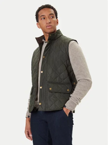 Barbour Vestă elegantă verde