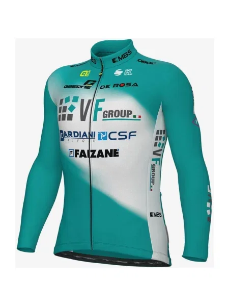 Koszulka rowerowa Bardiani CSF Faizanè Pro Team Prime zielona S biała