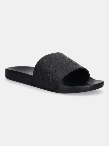 Чехли Calvin Klein POOL SLIDE MONO мъжки черно
