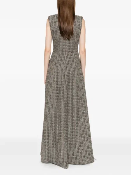 Rochie maxi Miau By Clara Rotescu de costum maro