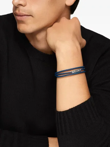 Brăţară David Yurman argintiu