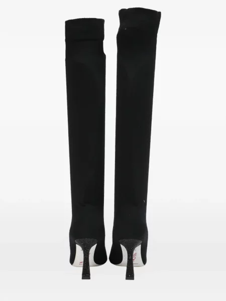 Botine Rene Caovilla tricotate negru