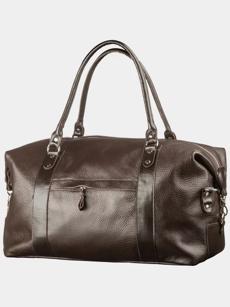 Кожаная сумка Shvigel коричневая