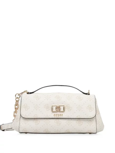 Geantă shopper Guess alb