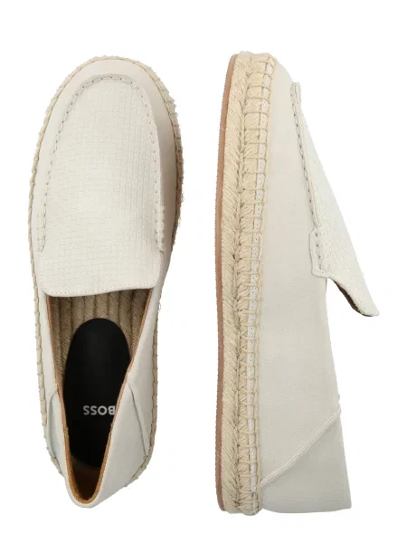 Espadrile BOSS Madeira Mocc alb