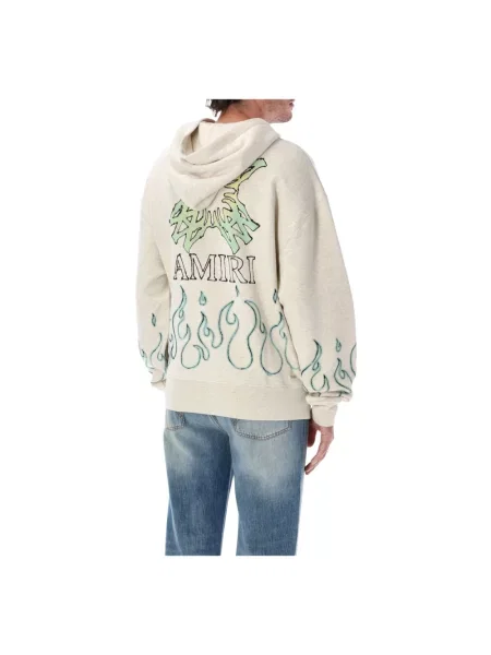 Bluza z kapturem Amiri beżowa