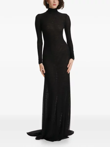 Rochie maxi 2310 Studio lungă de costum negru