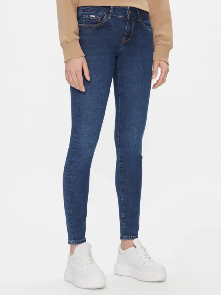 Pepe Jeans Blugi Bleumarin Skinny Fit