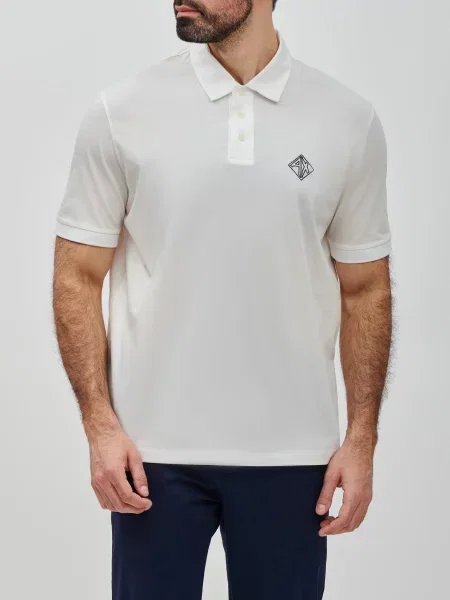 Поло Armani Exchange біле