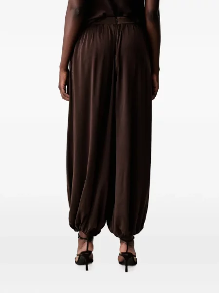 Pantaloni Bardot maro