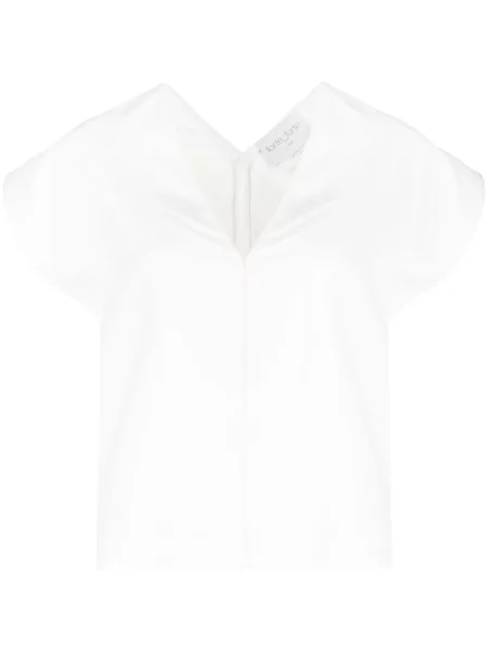 Bluză Forte_forte cu crăpătură alb