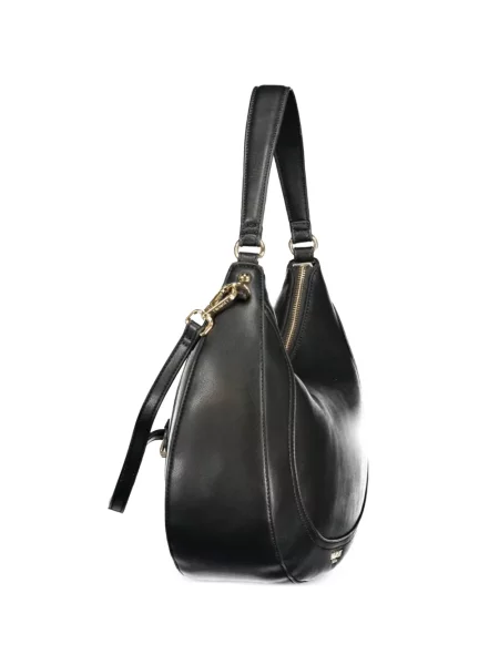 Geantă shopper Twinset cu autograf negru