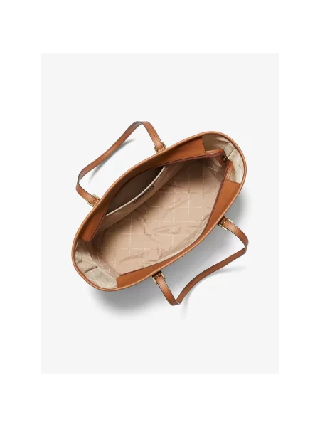 Shopperka Michael Kors z logo beżowa