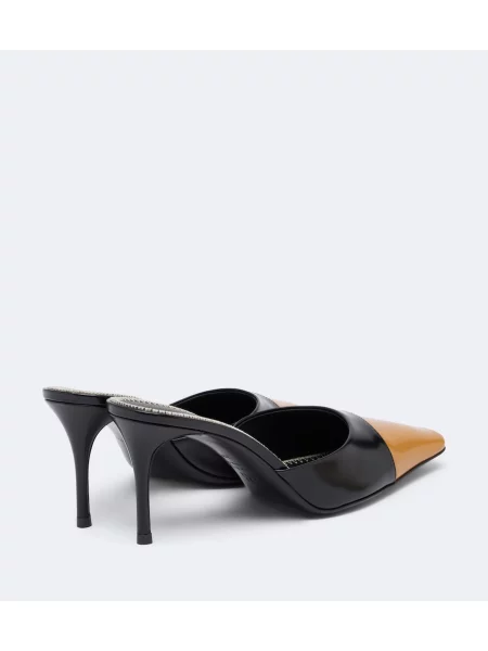 Papuci tip mules Magda Butrym din piele negru