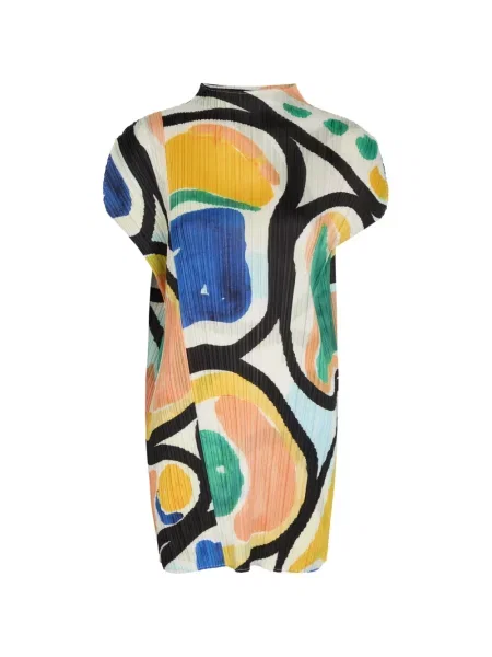 Rochie mini Issey Miyake cu imagine cu imprimeu abstract