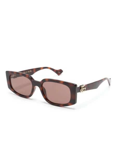 Sluneční brýle Gucci Eyewear hnědé