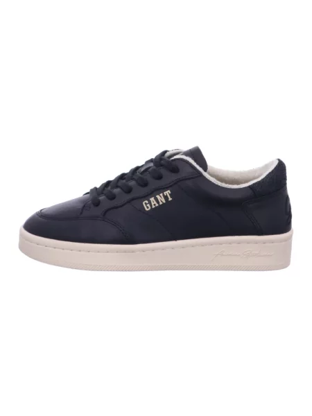 Sneakersy Gant skórzane czarne