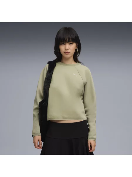Krótka bluza Evostripe Comfort PUMA zielona