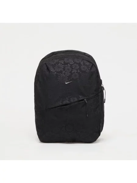 Batoh Nike Aura Floral Backpack Black/ Black/ Gunmetal 24 l černý