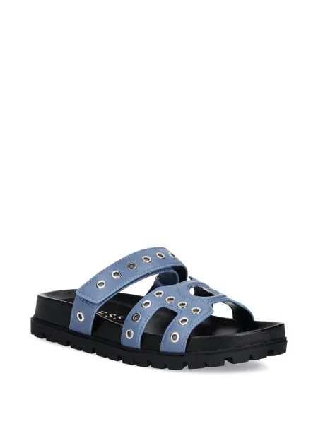 Papuci Guess cu bretele albastru