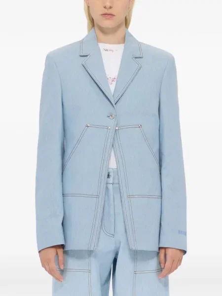 Geacă de blugi Msgm albastru