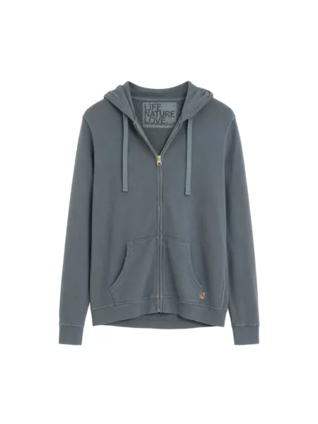 Bluza z kapturem Freecity z kapturem niebieska