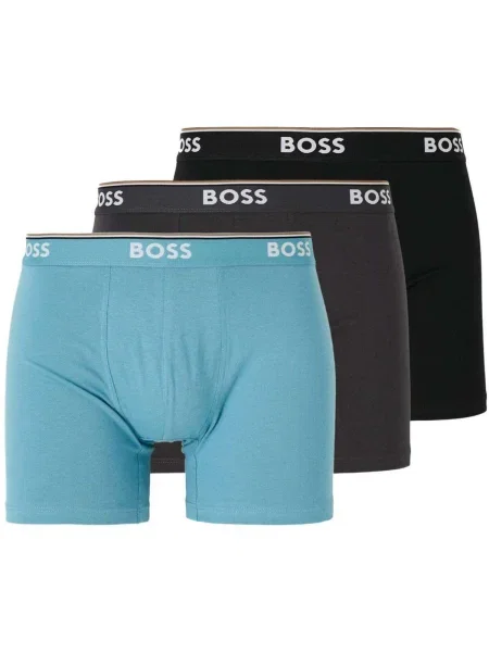 Boxeri Boss stretch negru