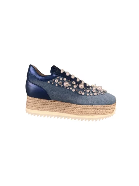 Sneakersy Le Silla niebieskie