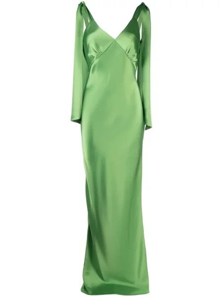 Rochie V:pm Atelier din satin verde