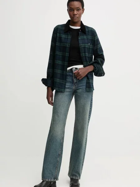 Классическая ошейниковый рубашка Miss Sixty