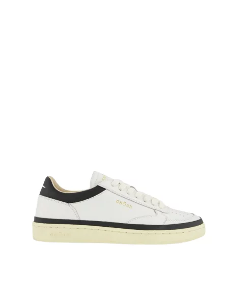 Sneakersy Ghoud skórzane białe