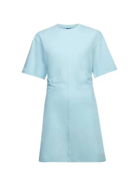 Rochie din denim Karl Lagerfeld Jeans albastru